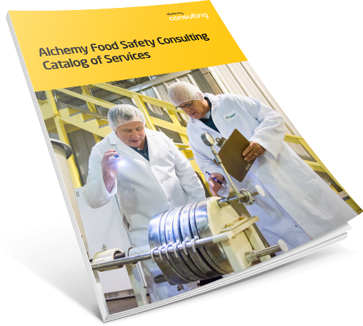 PDF cover - Food safety consulting and training services
