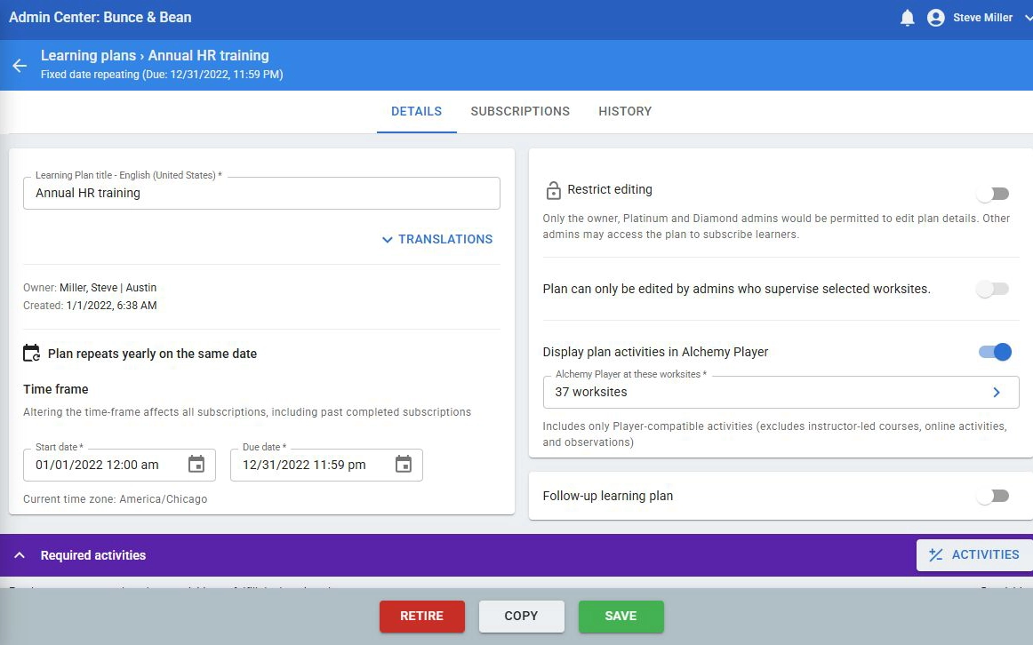 Alchemy Manager - Advanced video