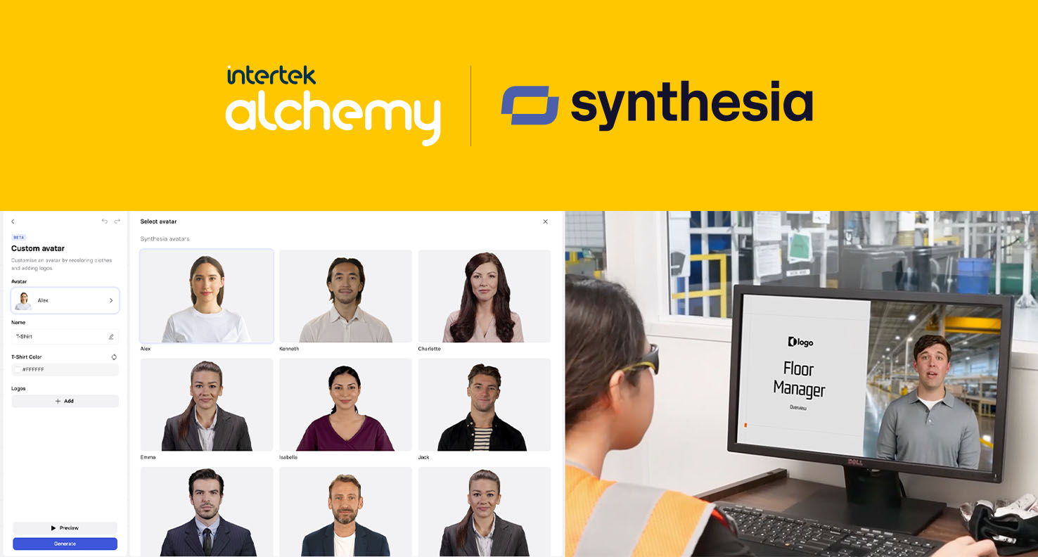 Intertek Alchemy and Synthesia Partner to Provide AI-Driven Training Videos